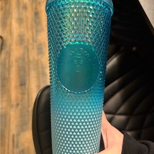 Starbucks Teal Textured Tumbler